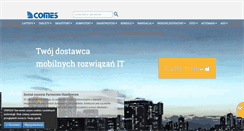 Desktop Screenshot of comes.com.pl