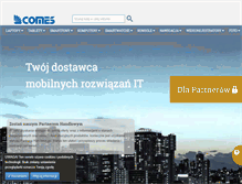 Tablet Screenshot of comes.com.pl